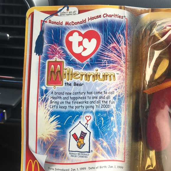 Ty Beanie Babies Ronald Mcdonald Millennium Babies 2000 - Picture 4 of 5
